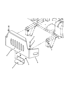 Rear Bumper Diagram and Parts List for M60-KH (53CH8CT6050-27HP)(2011) Cub Cadet Lawn Tractor